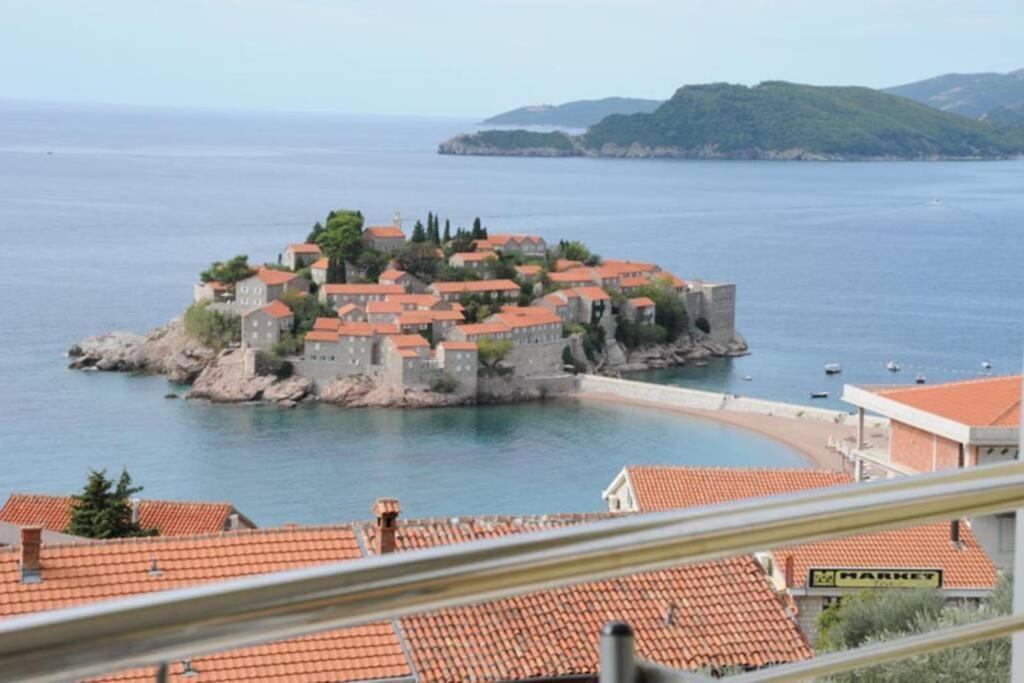 Bmv Room 2 With East Island View Sveti Stefan Exterior foto
